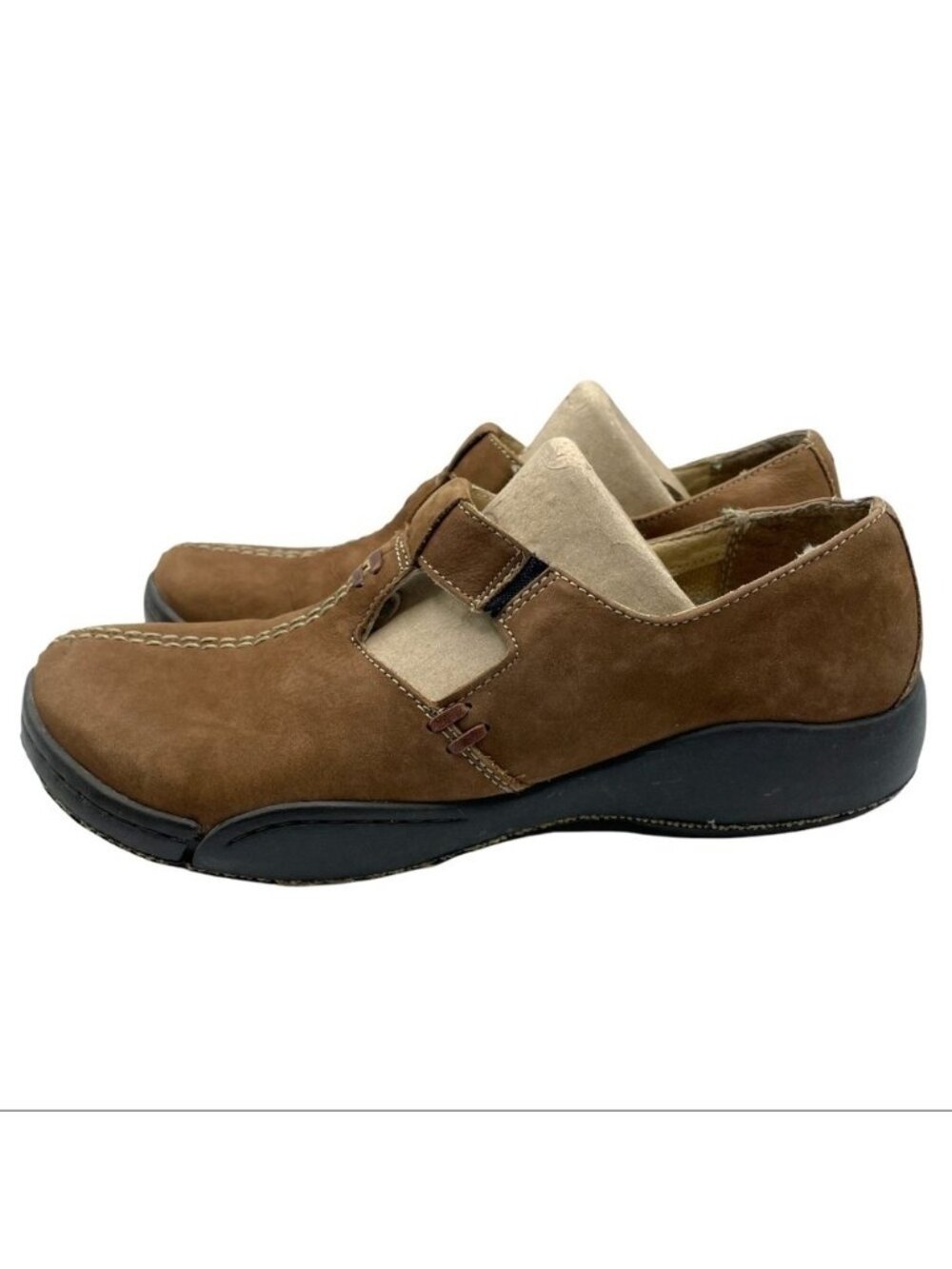 Hush Puppies Harmony Natural Organic Recycled Mary Jane Comfort Brown Size 7.5